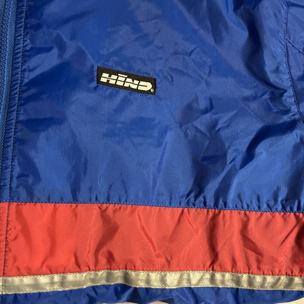 Vintage Late 1980s / Early 1990s Hind Performance Running Windbreaker Jacket - Picture 6 of 15